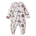 Farmer's Market Baby Zipper Romper – Soft Bamboo One-Piece