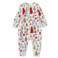 Christmas Merry Baby Bamboo Zipper Romper - Family Matching
