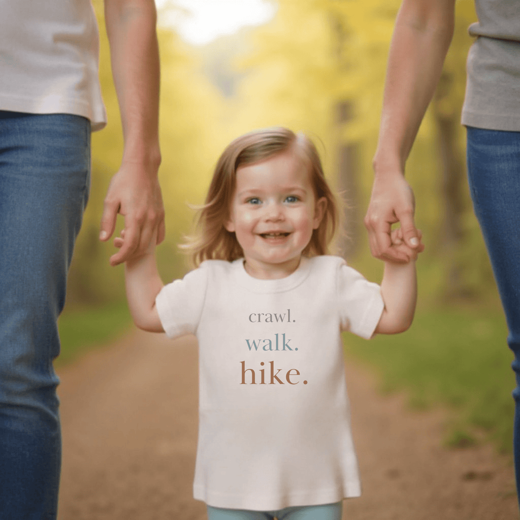 graphic tee | crawl walk hike