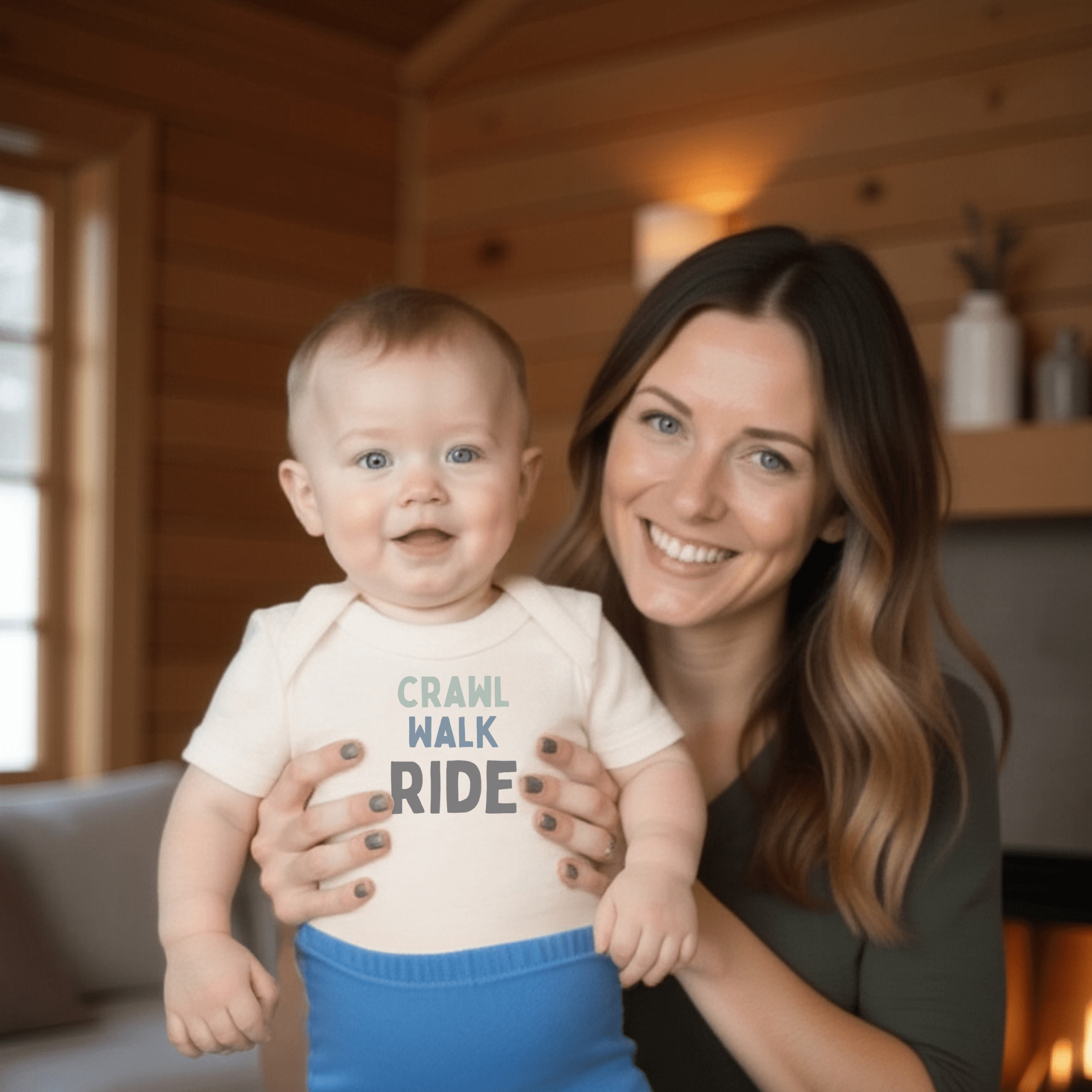graphic bodysuit |crawl walk ride