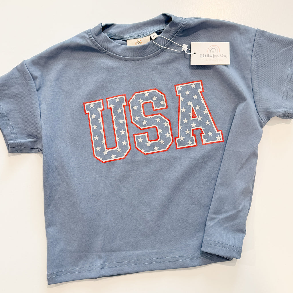 USA Stars Oversized Tee
