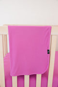 (SOLID, ribbed) Rainbow Royal - Lightweight Blanket