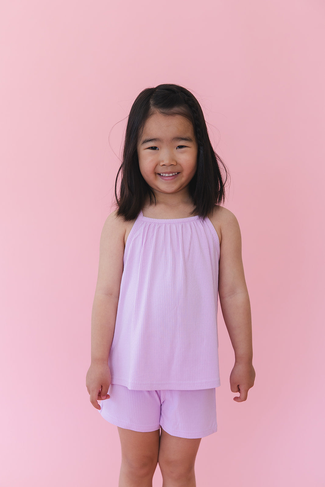 (SOLID, ribbed) Saltwater Princess - Tank Short Set