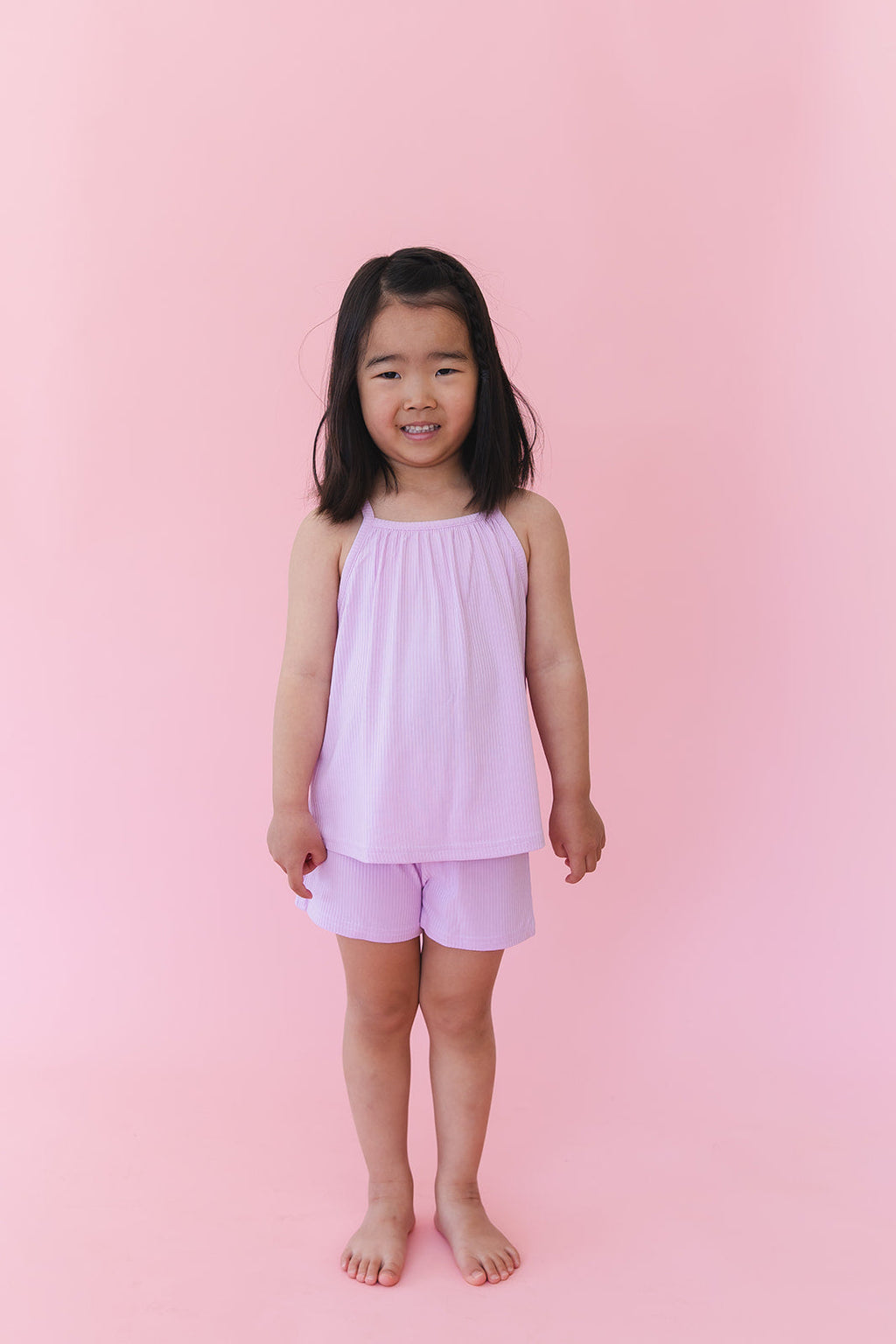 (SOLID, ribbed) Saltwater Princess - Tank Short Set