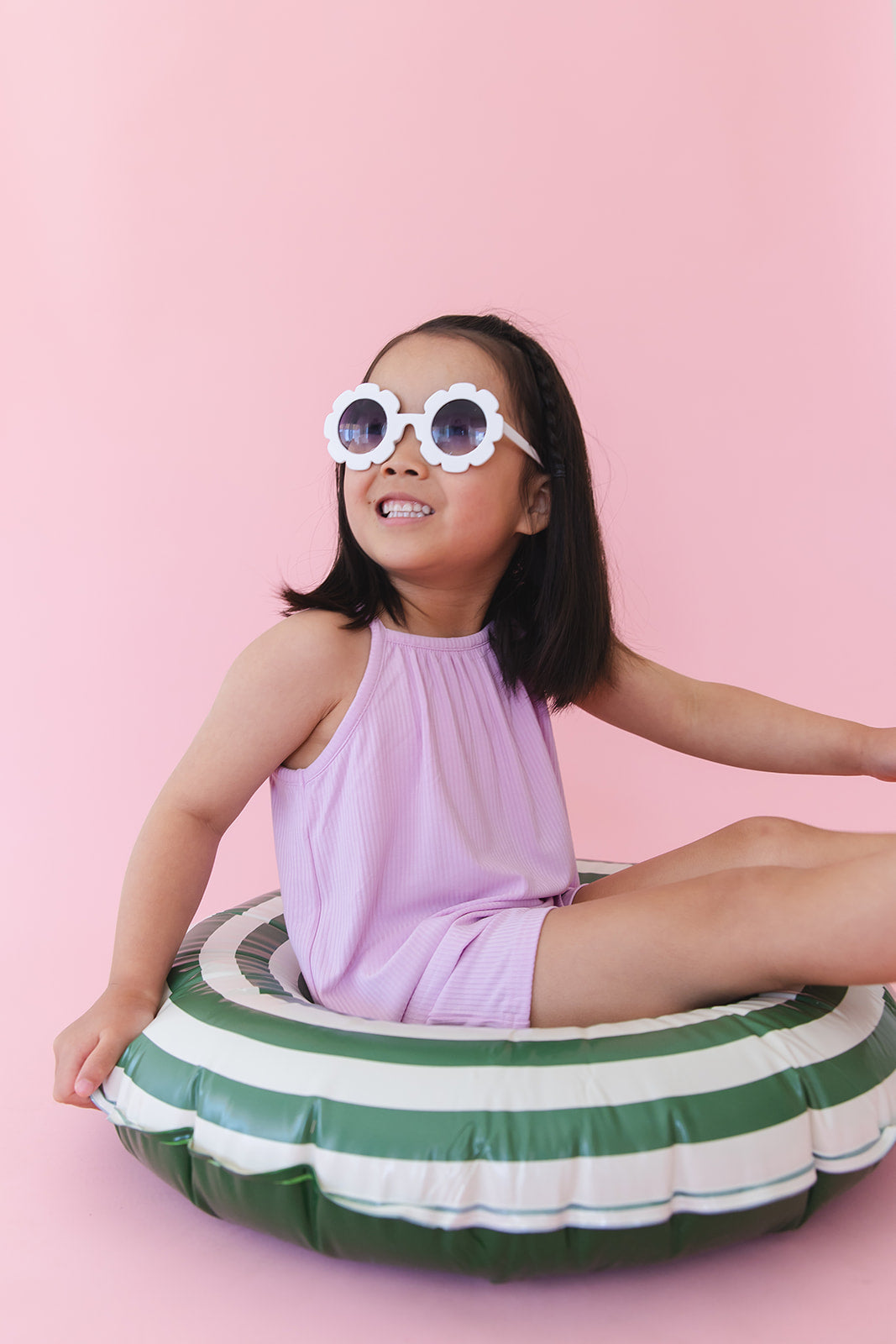(SOLID, ribbed) Saltwater Princess - Tank Short Set