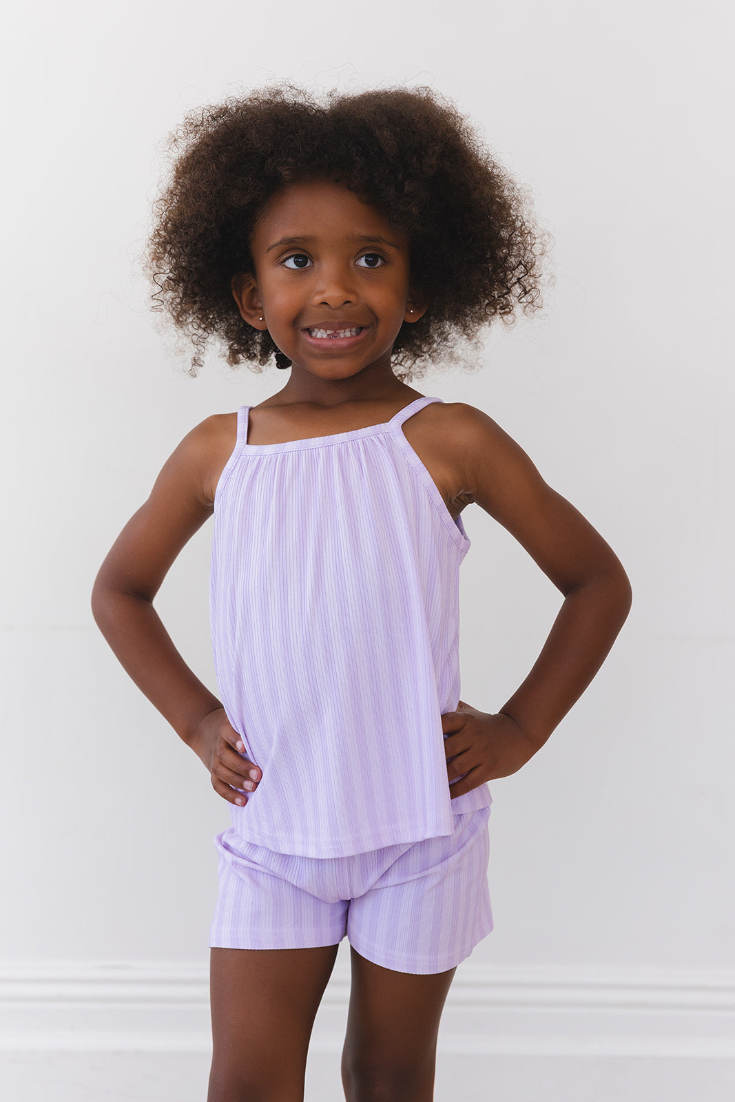 Amelia (ribbed) - Tank Short Set