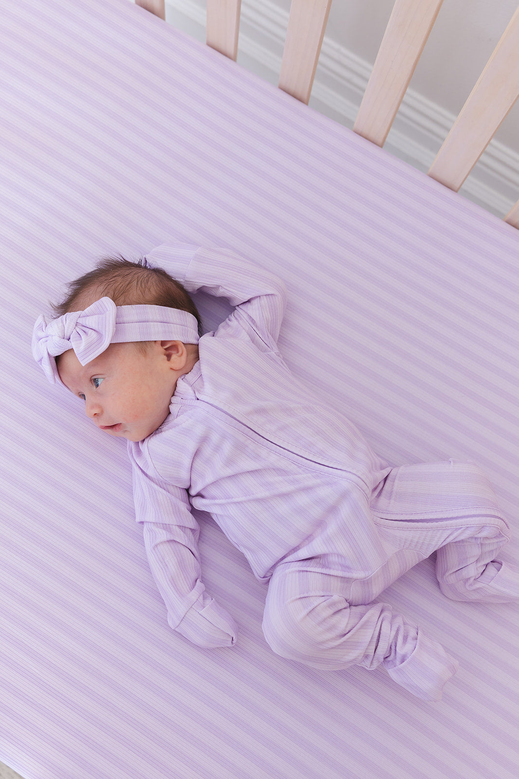Amelia (ribbed) - Crib Sheet