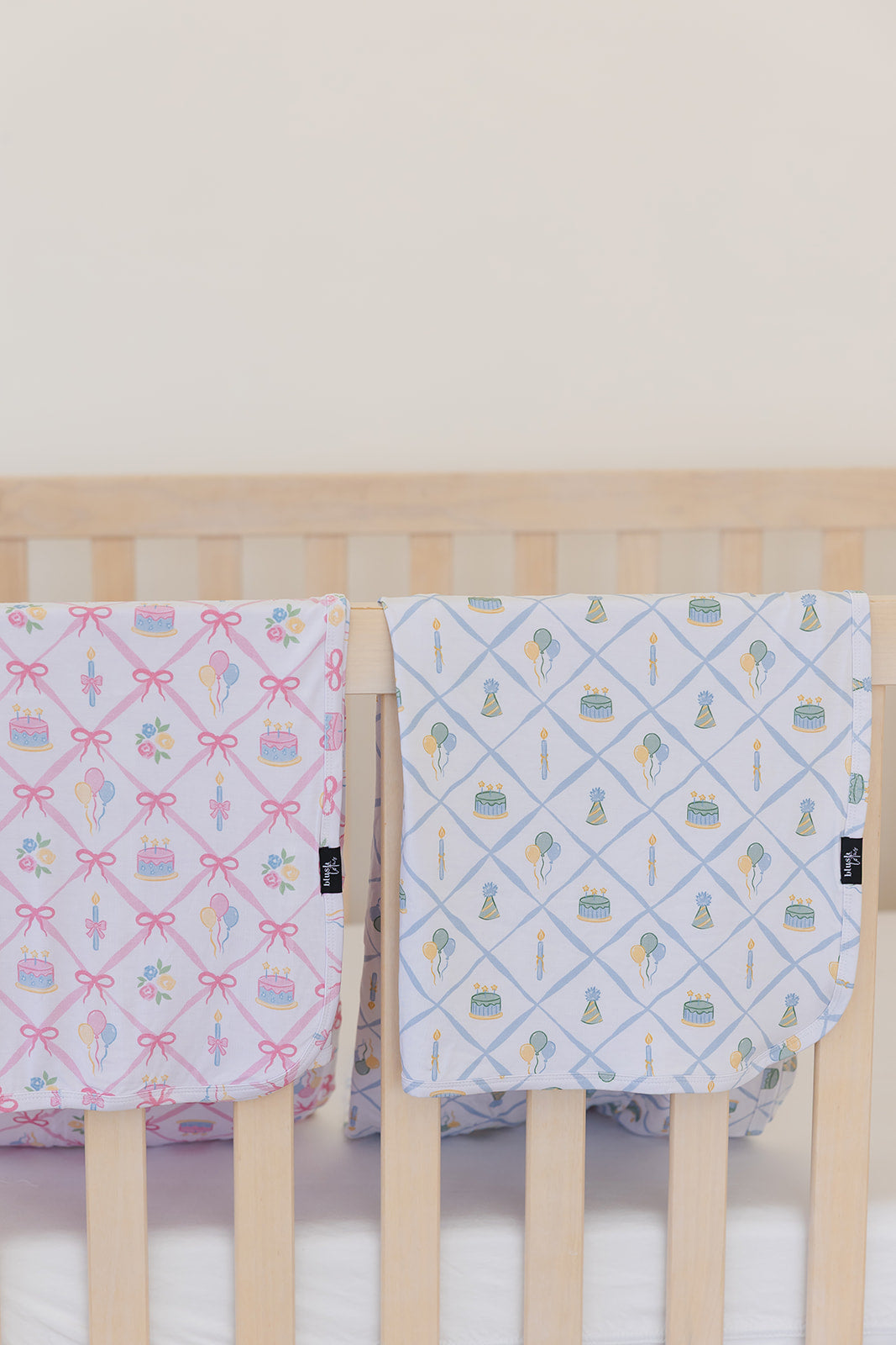 (BLUE) Birthday - Lightweight Blanket