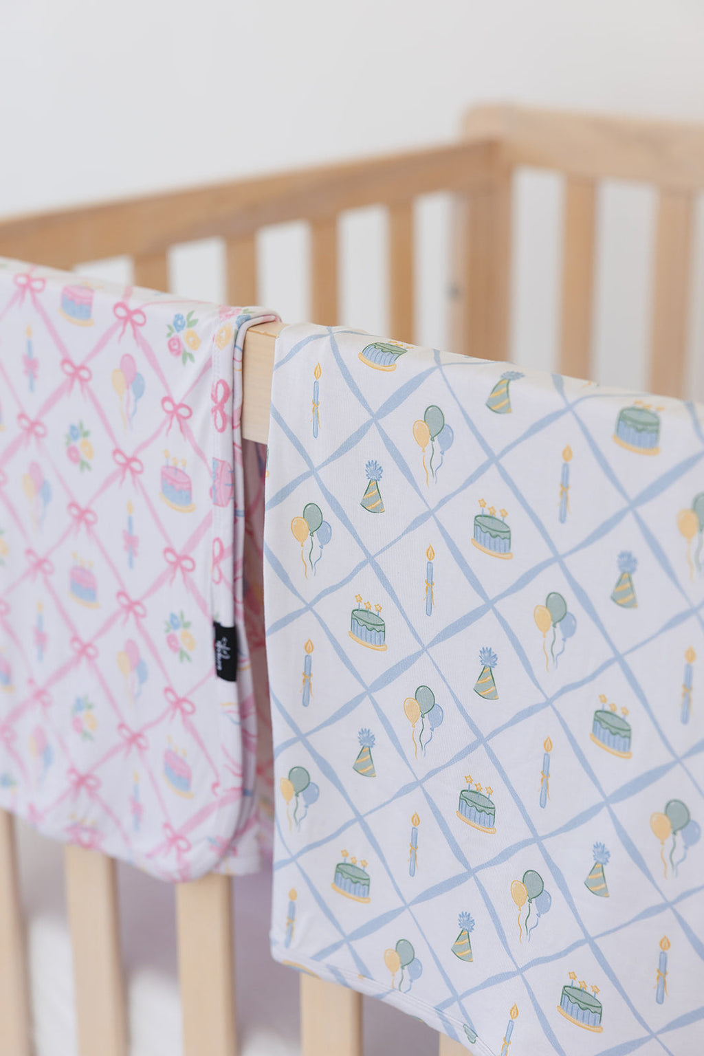 (BLUE) Birthday - Lightweight Blanket