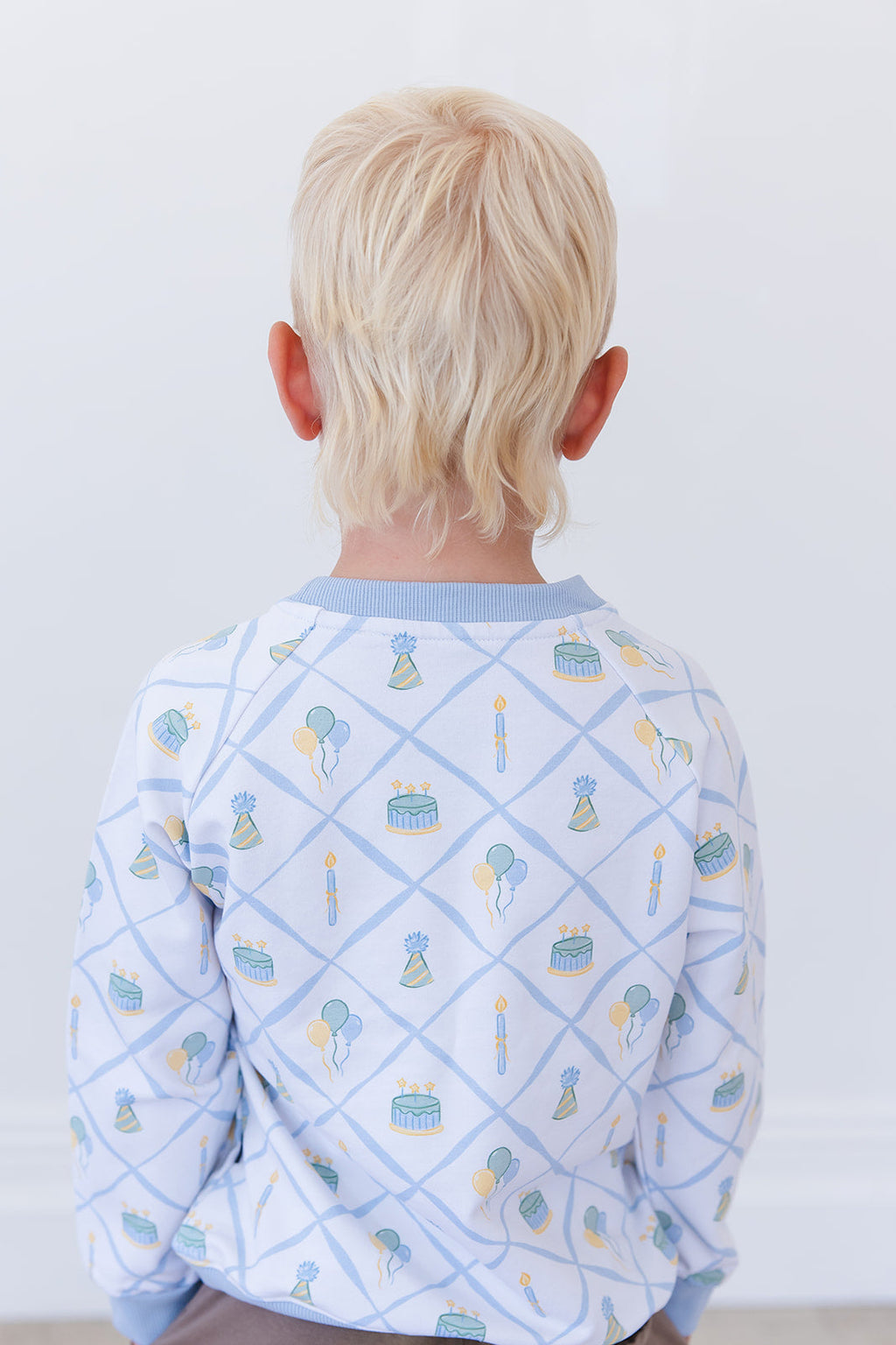 (BLUE) Birthday - Define Terry Sweatshirt