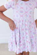 (PINK) Birthday - Ruffle Dress