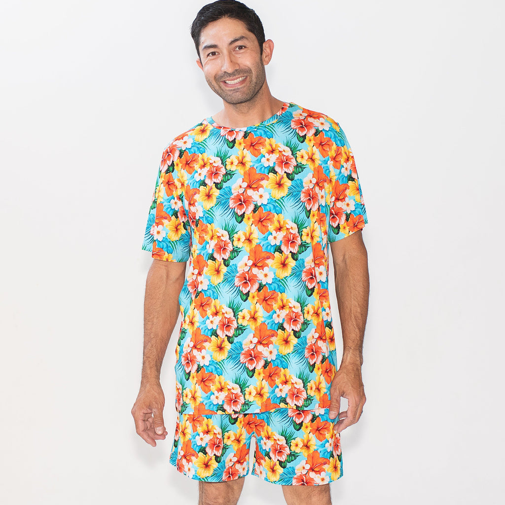 Crew Neck Short Pajamas