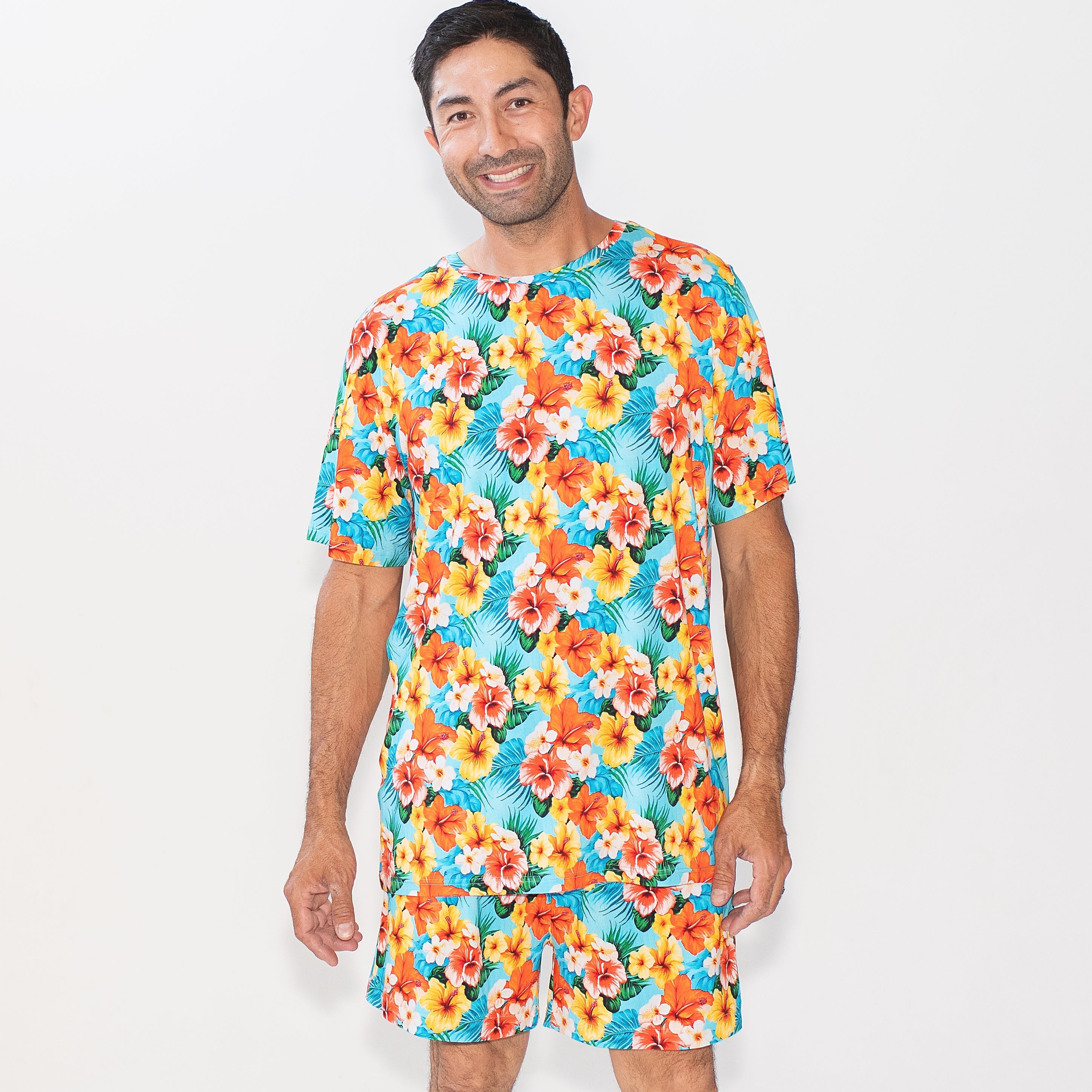 Crew Neck Short Pajamas