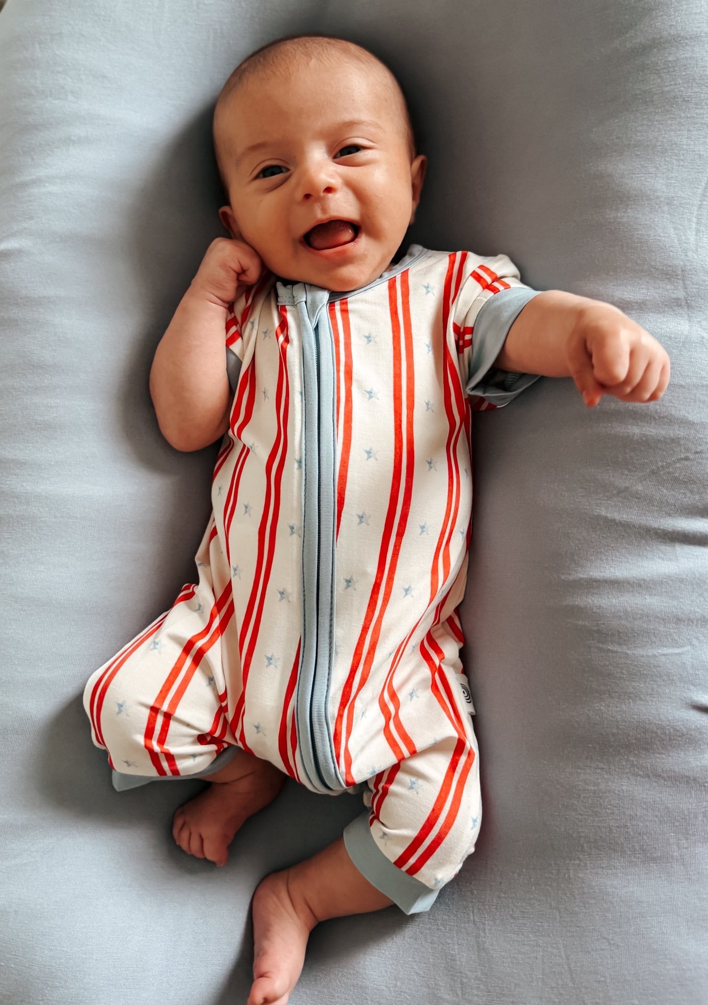 Stars & Stripes Bamboo Shorty Pajamas