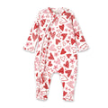 Valentine's Day Baby Bamboo Zipper Romper - Mommy & Me