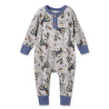 Western Cowboy Rodeo Henley Baby Romper - Bamboo