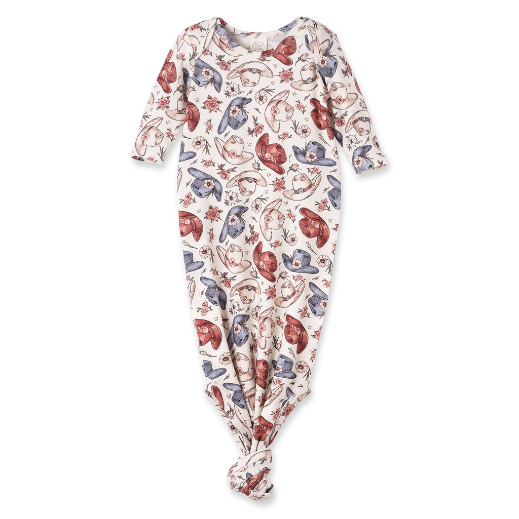 Wildflower Rodeo Cowgirl Gown - Bamboo Newborn Layette