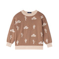 Cactus Knit Long Sleeve Crewneck Sweater