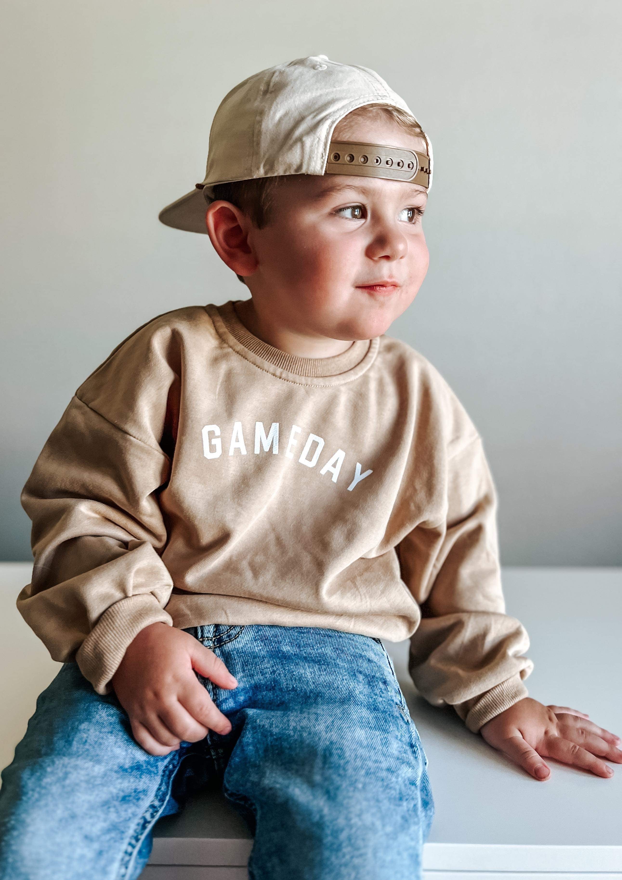 Gameday Crewneck Sweatshirt – Camel