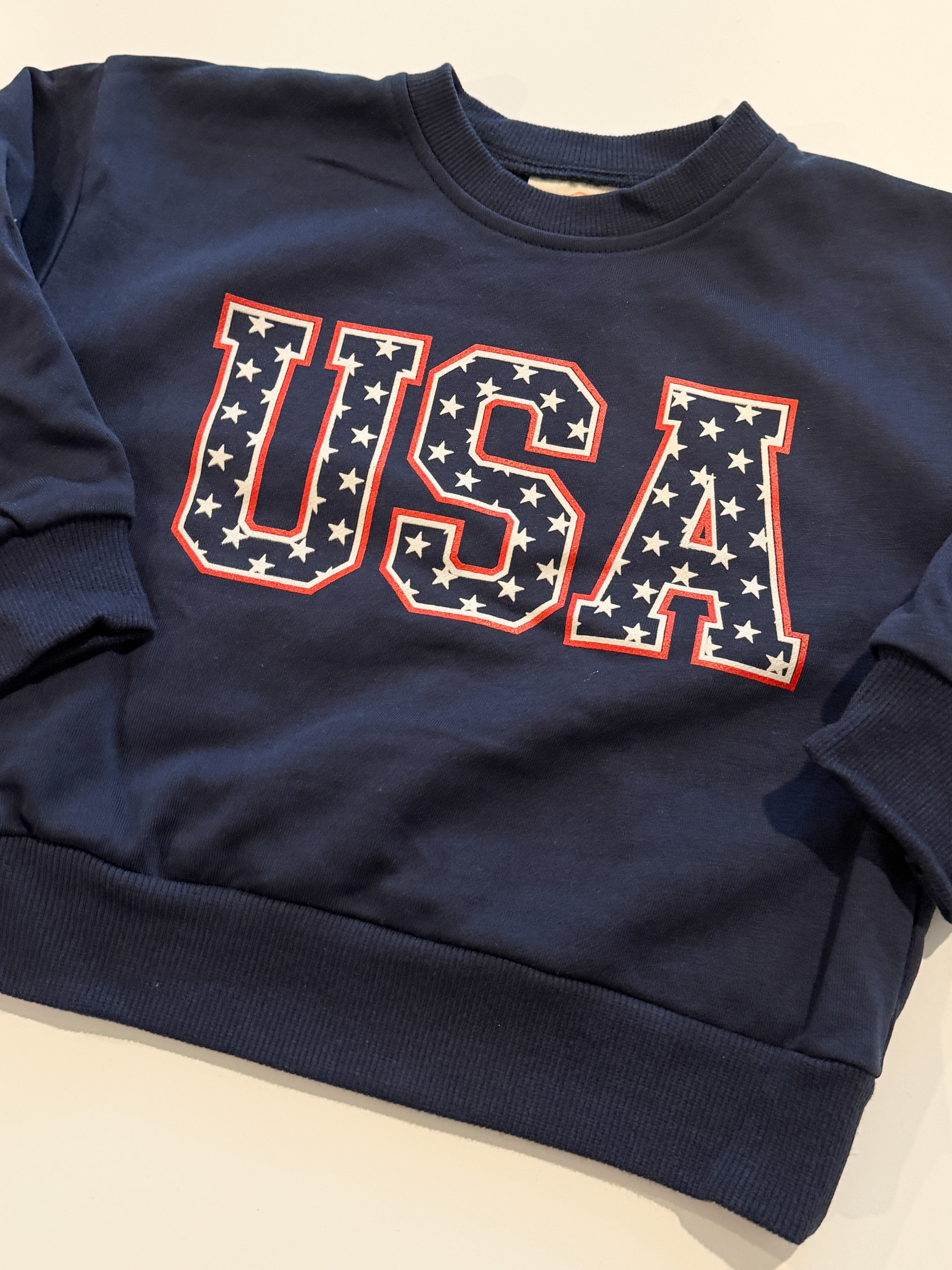 USA Stars Crewneck Sweatshirt