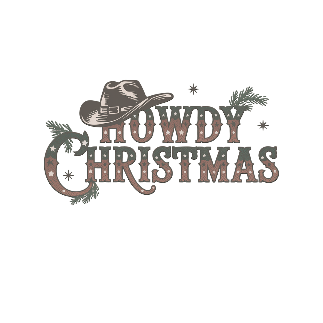 long sleeve graphic bodysuit | howdy christmas