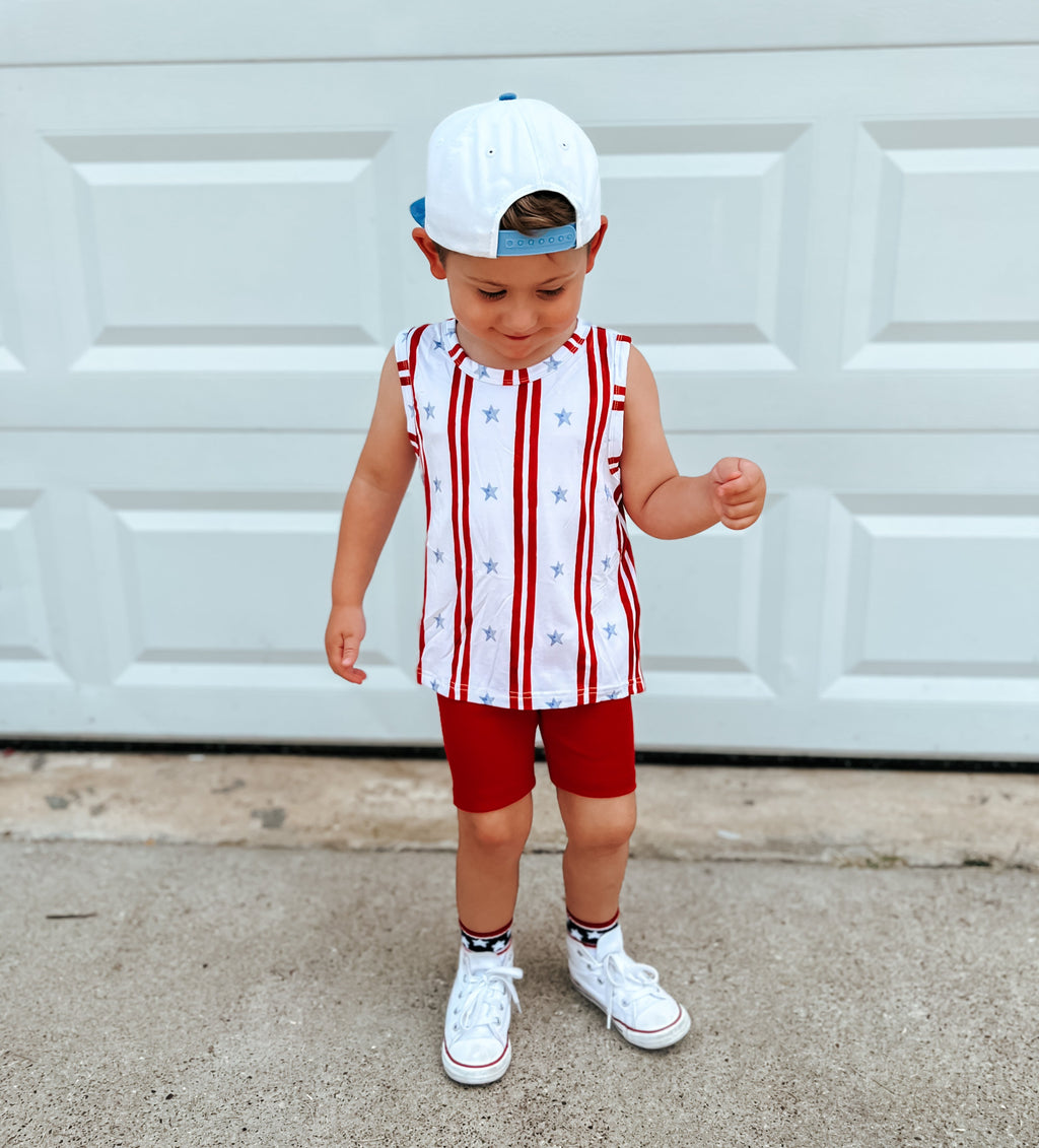Stars & Stripes Bamboo Tank