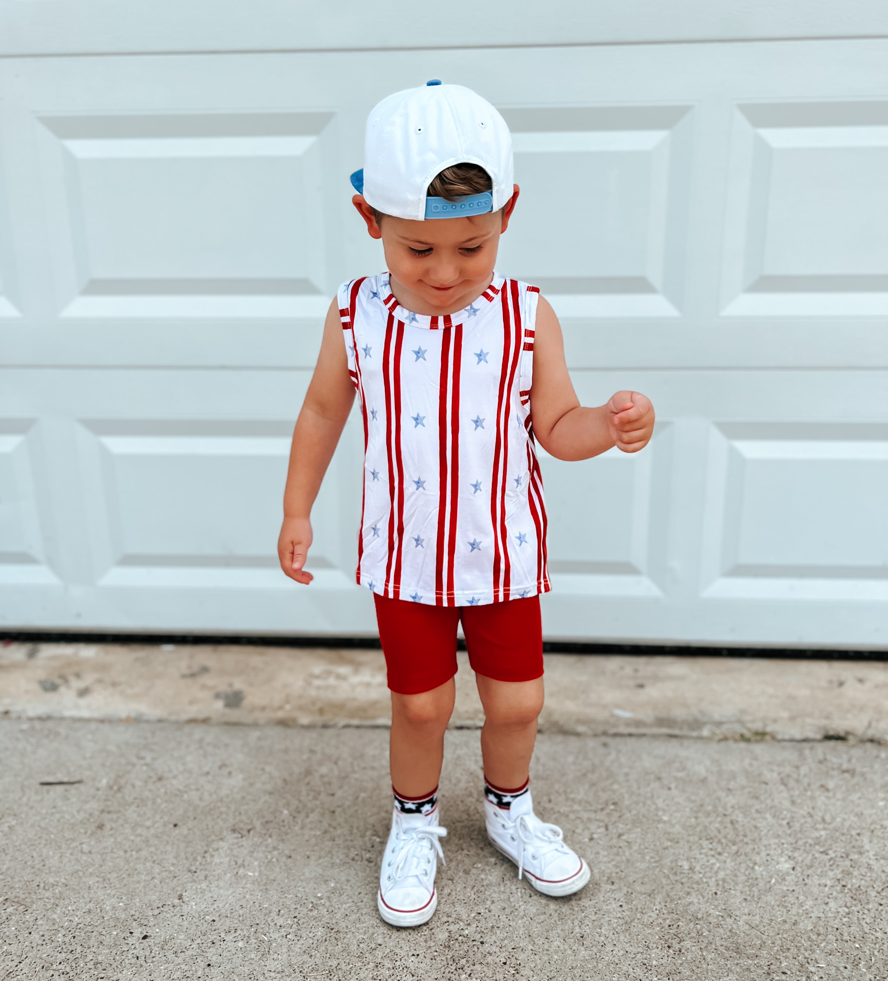 Stars & Stripes Bamboo Tank