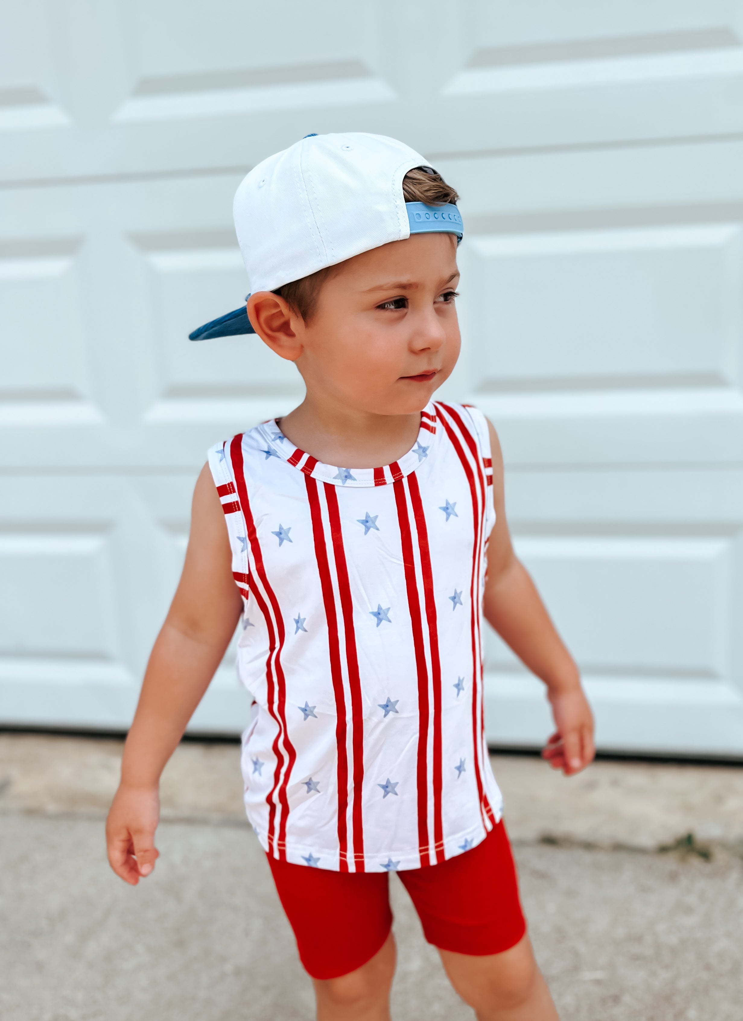 Stars & Stripes Bamboo Tank