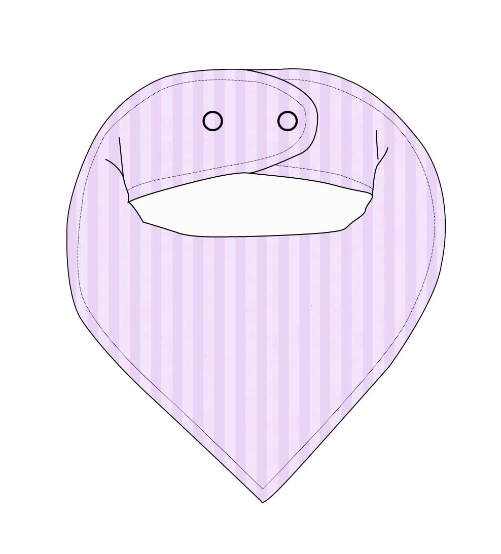 Amelia (ribbed) - Bandana Bib