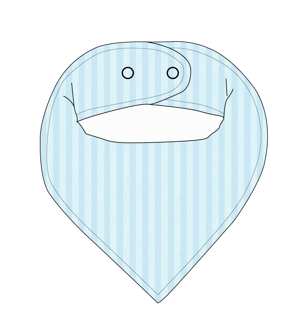 Oliver (ribbed) - Bandana Bib