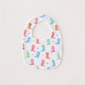 Jingle Boots Organic Cotton Bib