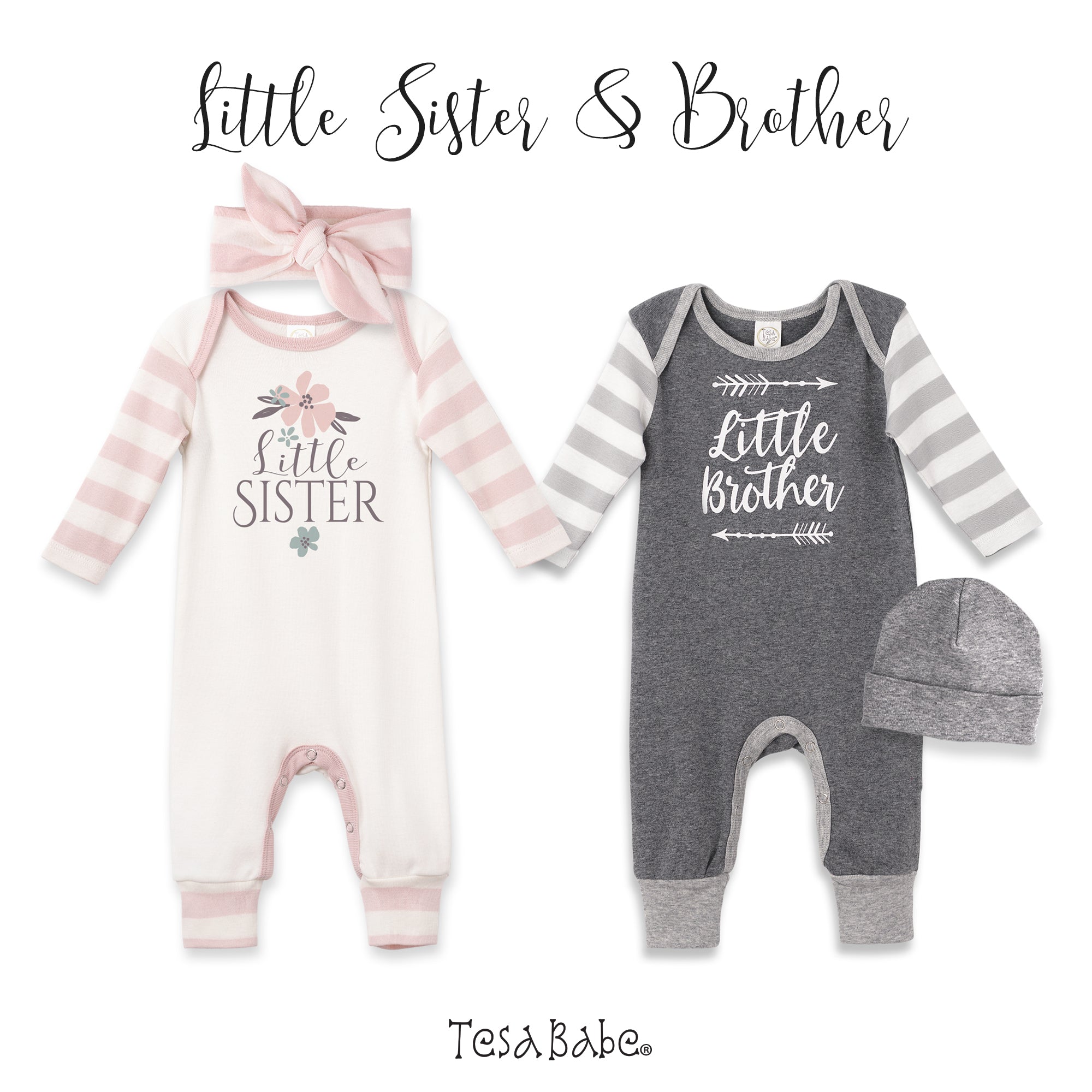 Little Sister Baby Girl Cotton Romper