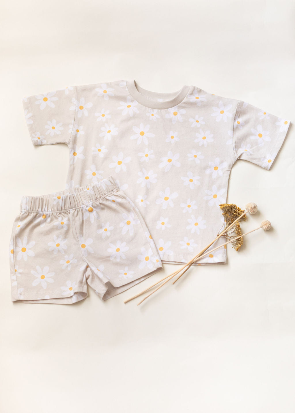 Emoji/Smiley face Short Sleeve Baby Lounge set