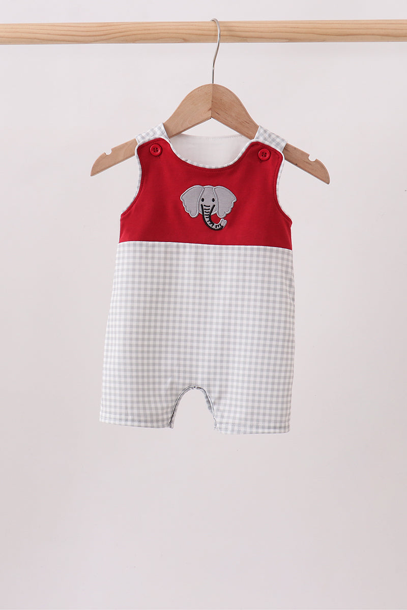 Maroon Alabama Elephant Applique Jon Jon