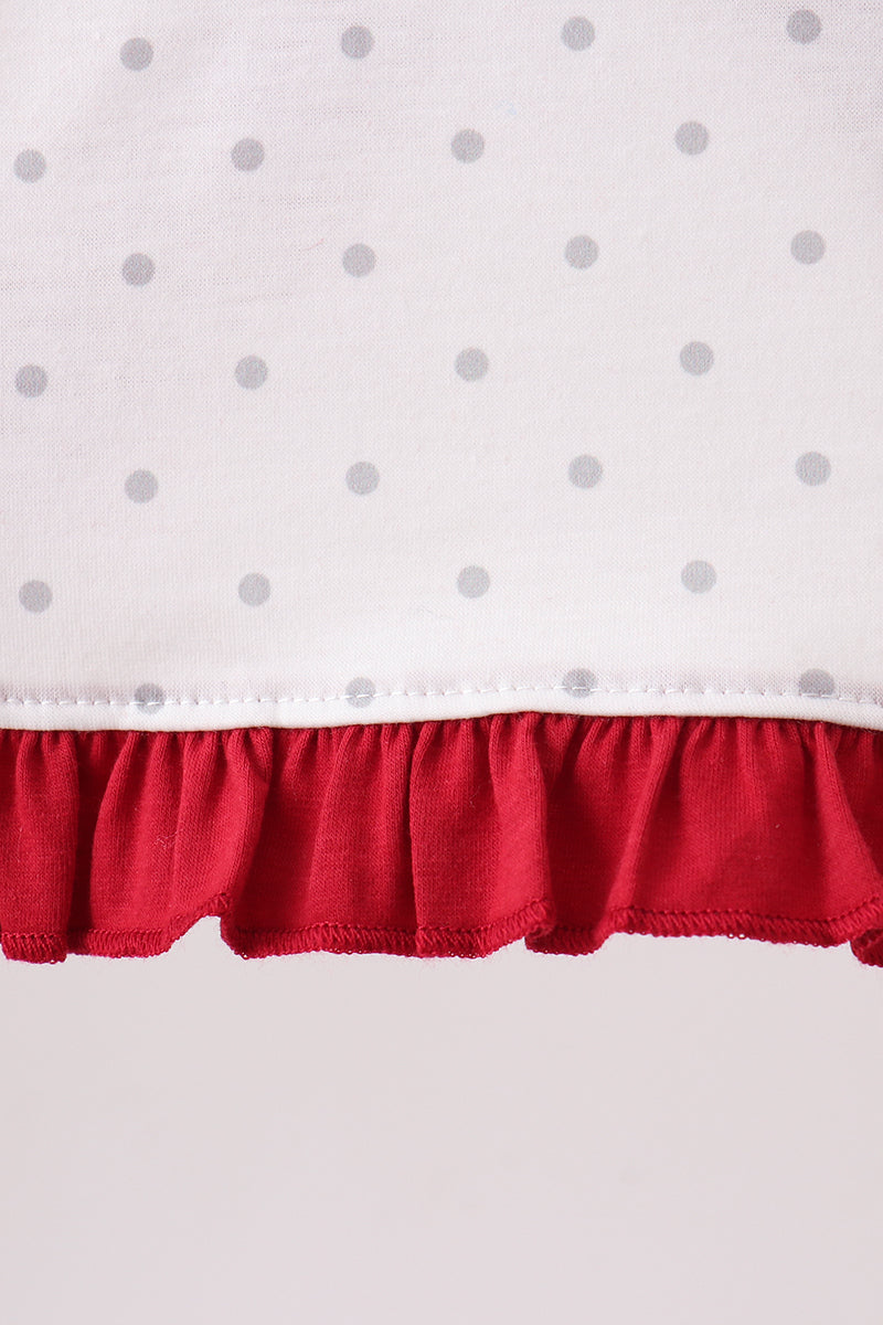 Maroon Alabama Elephant Applique Set