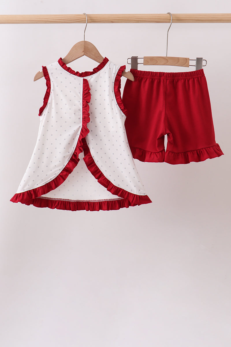 Maroon Alabama Elephant Applique Set