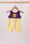 Purple LSU Tiger Applique Jon Jon