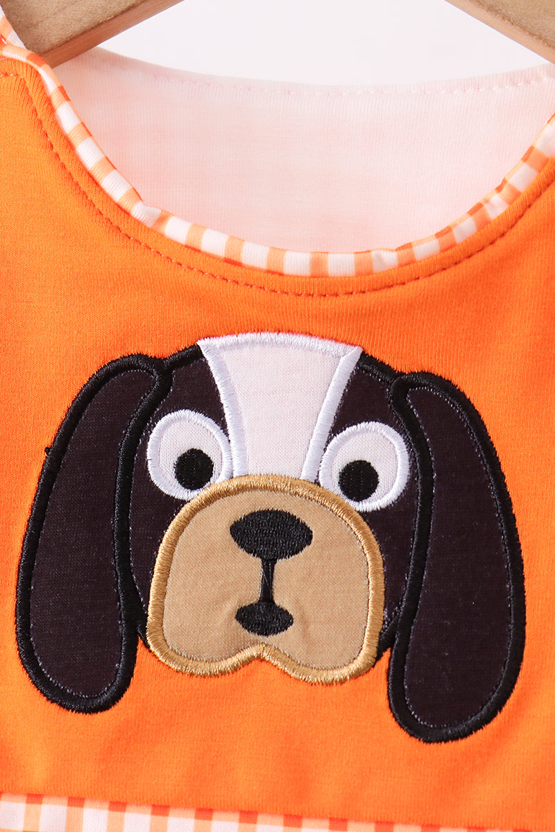 Orange Tennessee Dog Appliqué Jon Jon