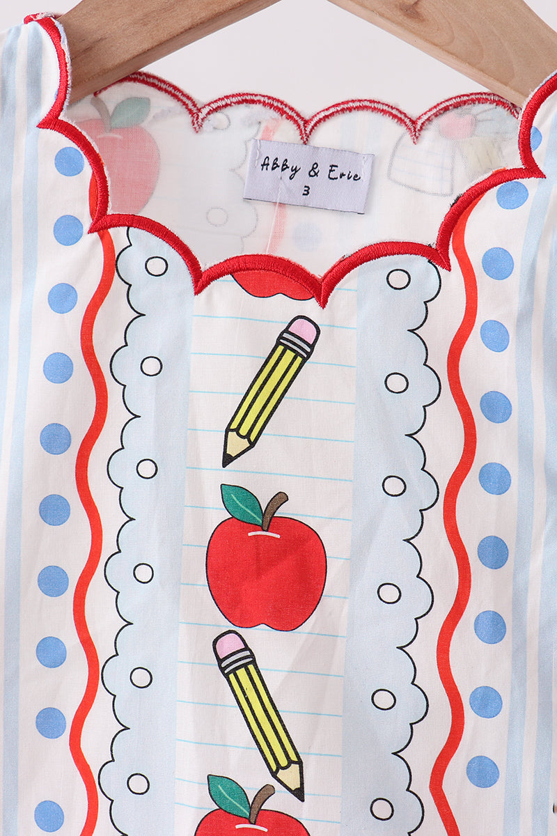 Red Apple Pencil Dress
