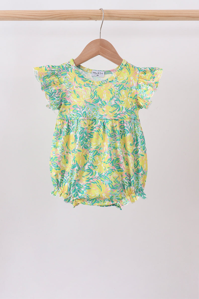 Yellow Lily Floral Bubble