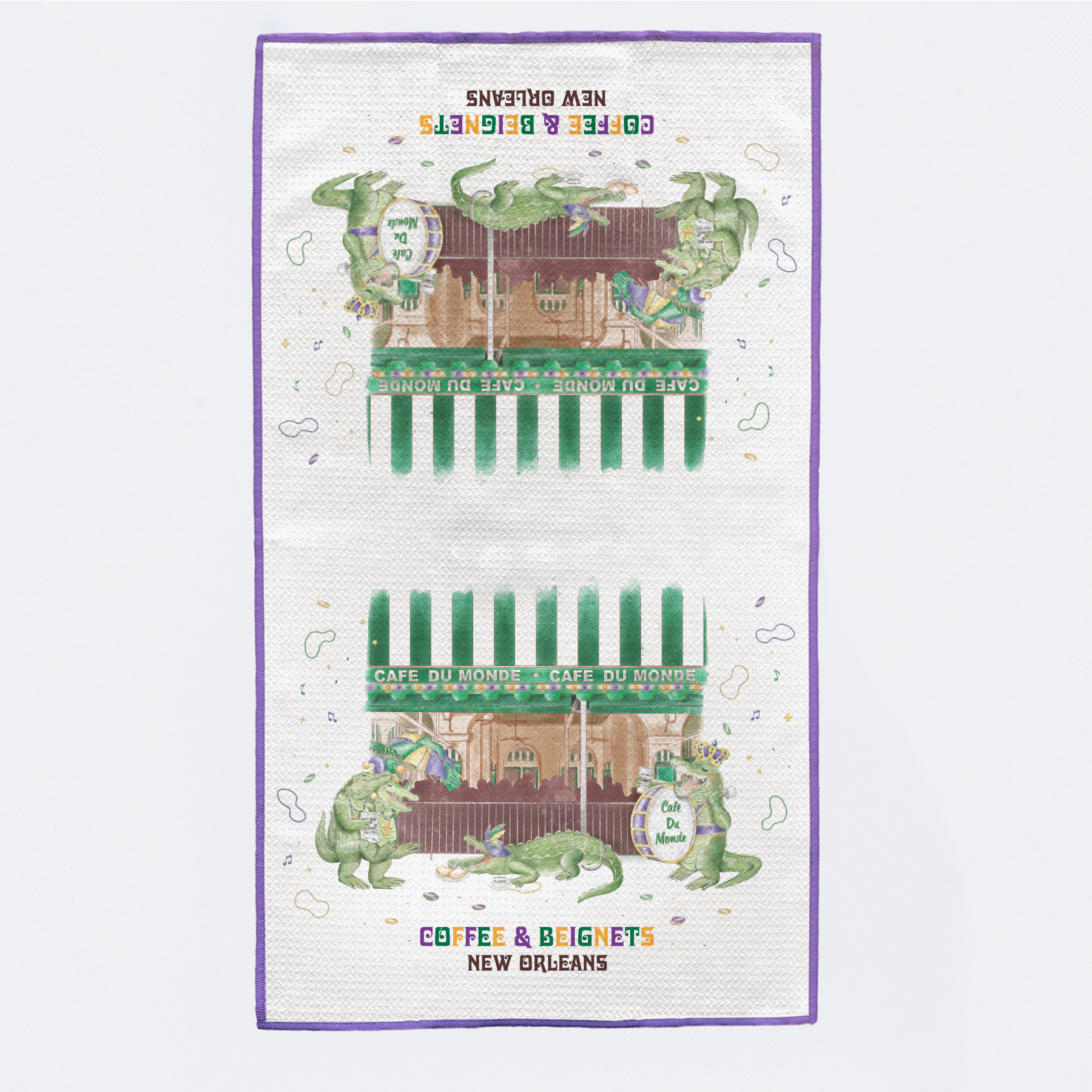 Breakfast with the Gators Kitchen Towel