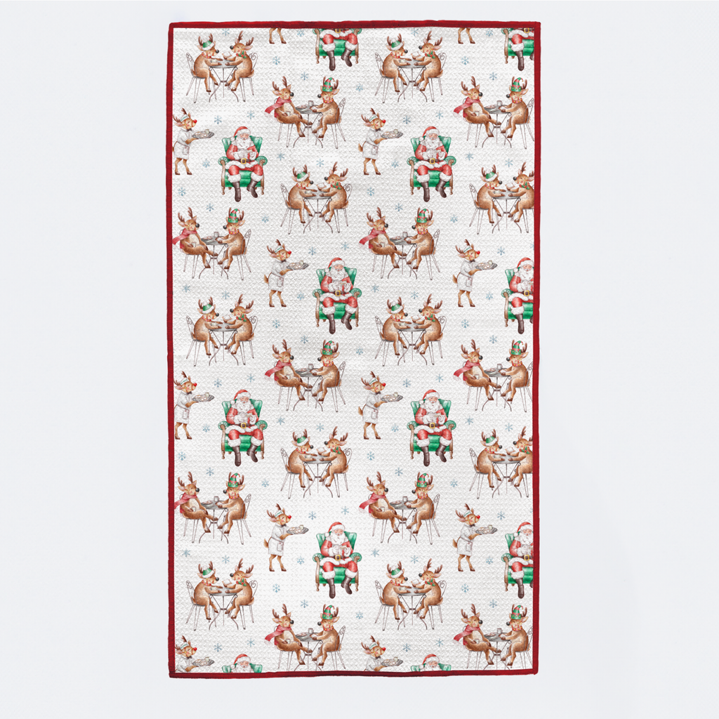 Breakfast with Santa Kitchen Towel