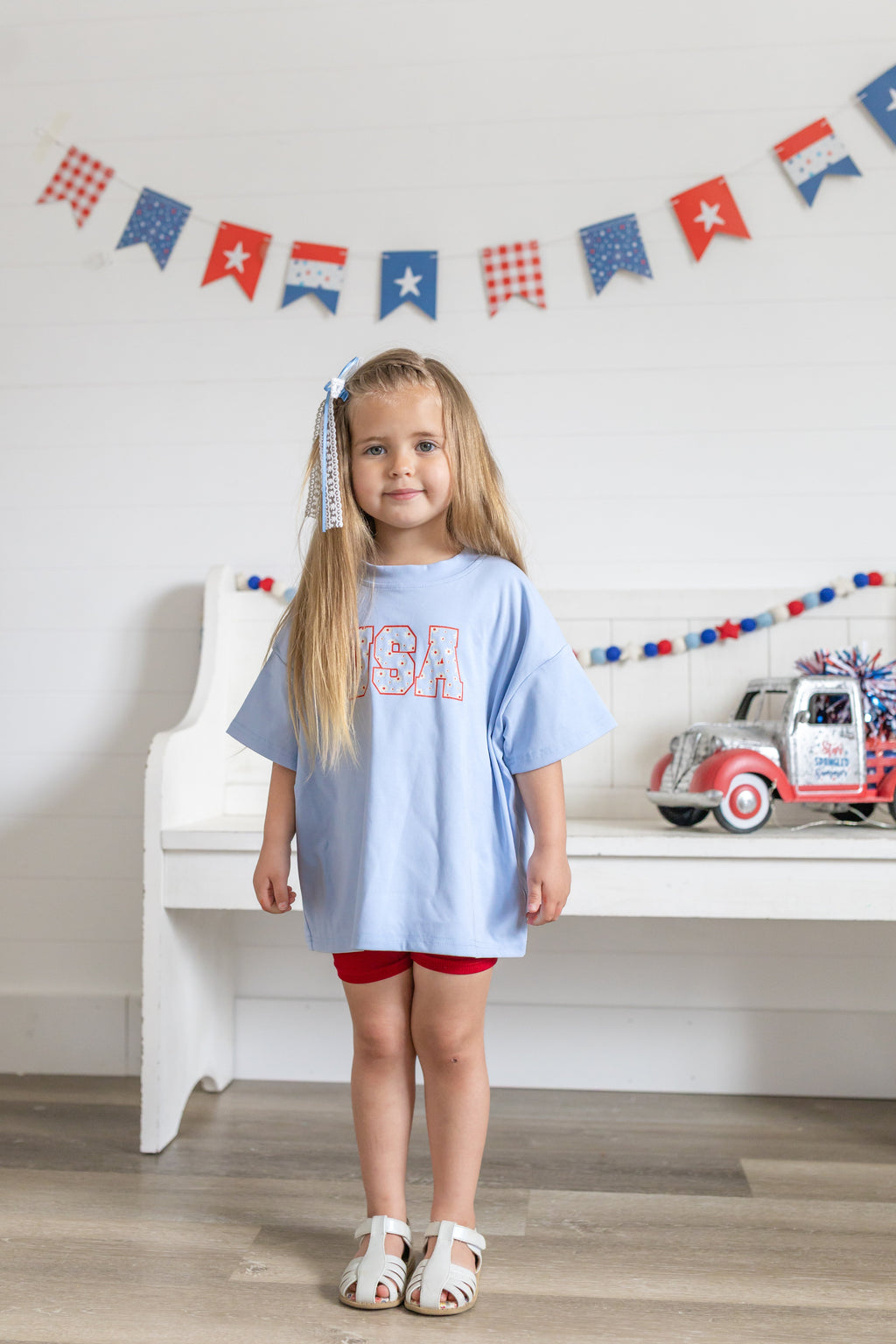 USA Daisy Oversized T-Shirt