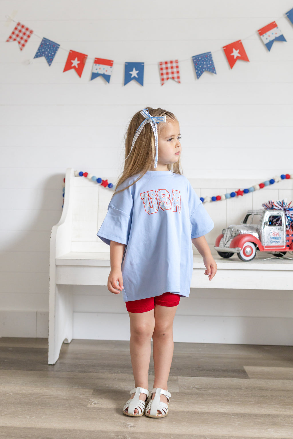 USA Daisy Oversized T-Shirt