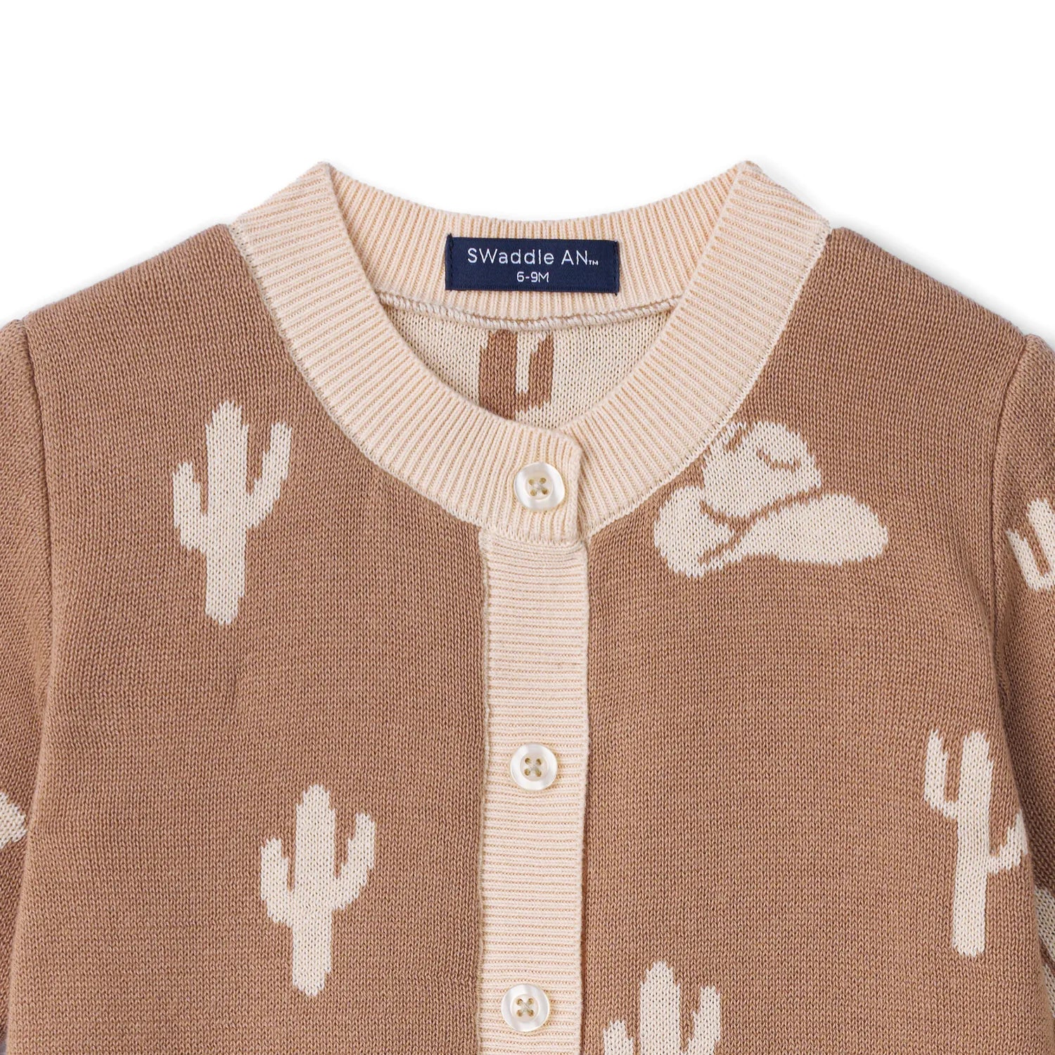 Cactus Baby Knit Button Romper