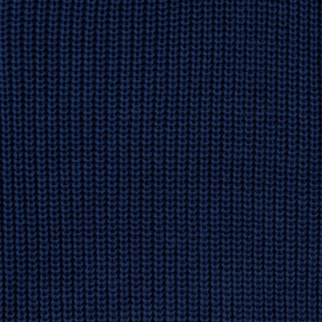 Classic Knit Baby Sweater in Navy