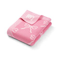 Coquette Bow Jacquard Knit Baby Blanket