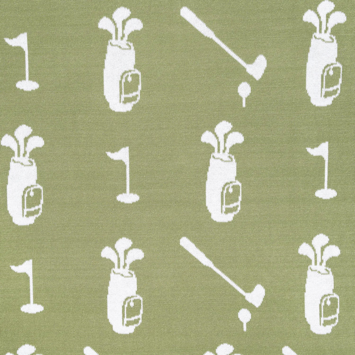 Golf Jacquard Knit Baby Blanket