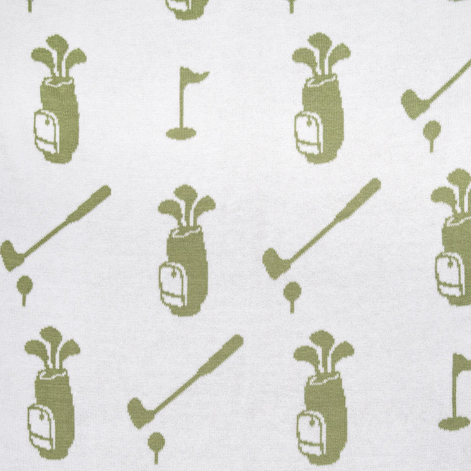 Golf Jacquard Knit Baby Blanket