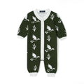 Mallard Duck Baby Knit Button Romper